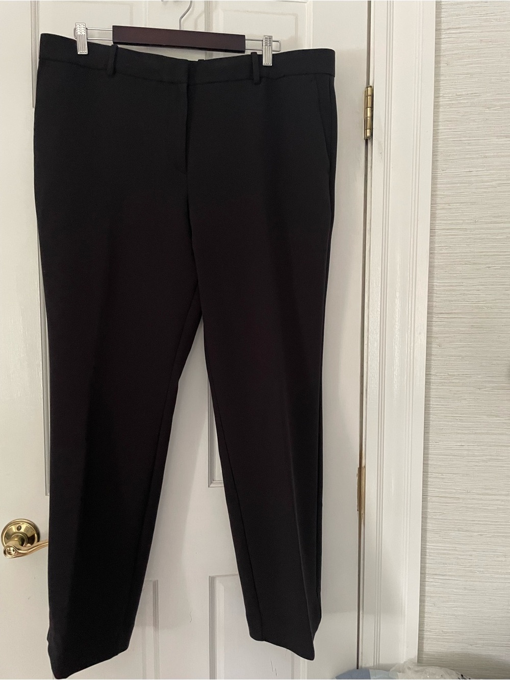 Ann Taylor NWT The Straight Pant in Curvy aka the Sophia Pant in Black Size 18 - Picture 5 of 7
